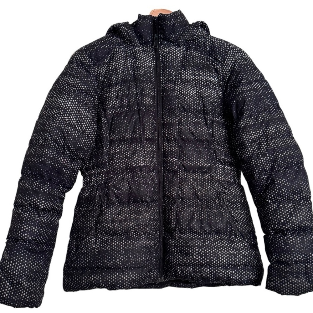 The North Face Black and White Puffer Jacket for Winter